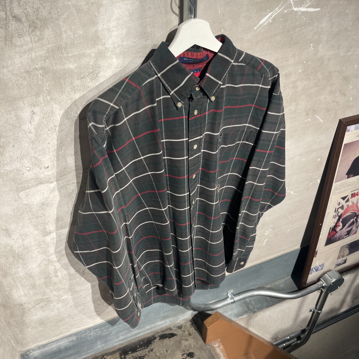 90s「TOMMY HILFIGER」Checked shirts
