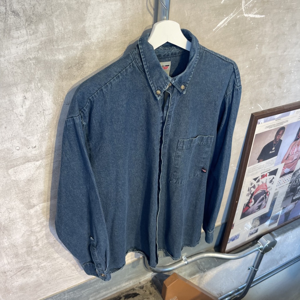 Chemise Denim Micros Riley - Homme - Taille M - Bleue - NEUF Avec étiquettes
