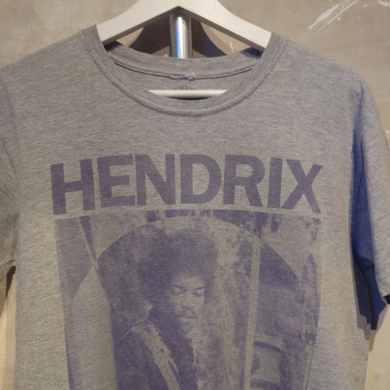 HENDRIX(ヘンドリックス)プリントTシャツ　グレー　Мサイズ