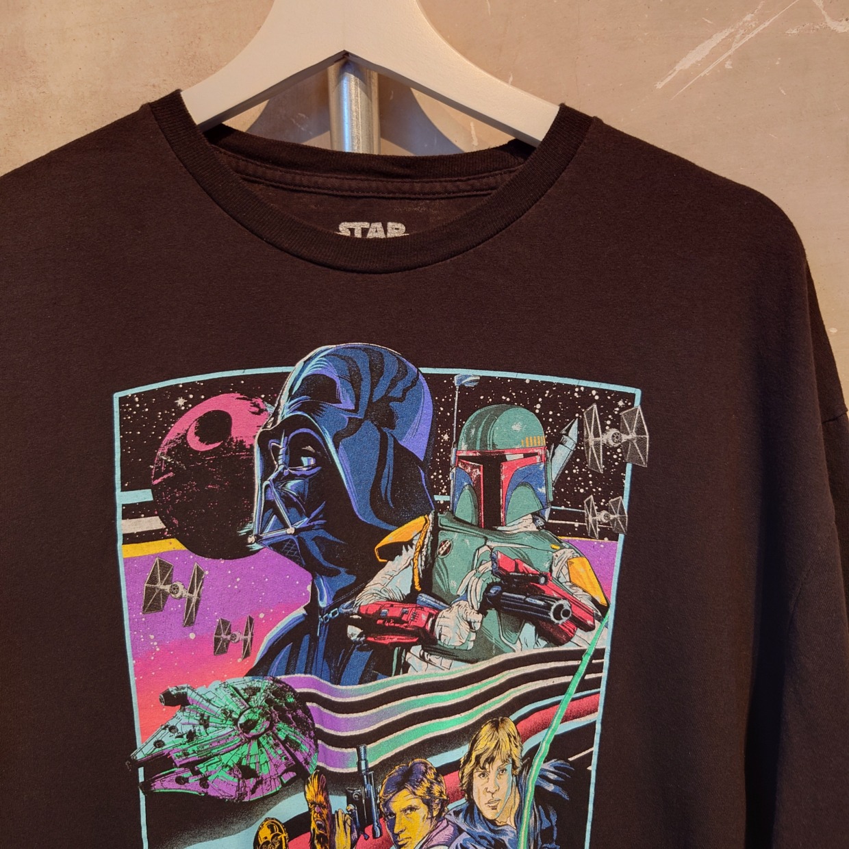 STAR WARS(スターウォーズ)キャラTシャツ　ブラック