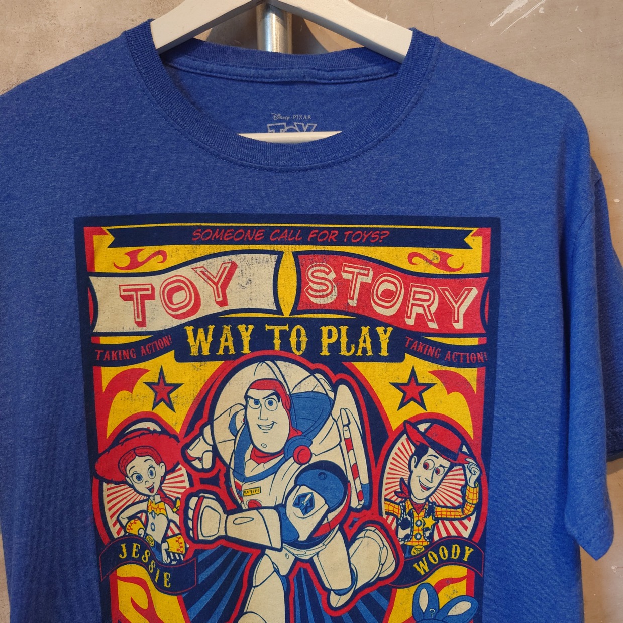 TOY STORY4(トイストーリー4)プリントTシャツ　ブルー　