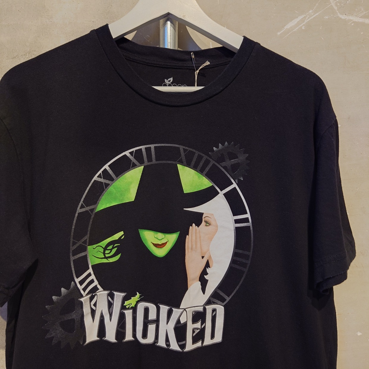 WICKED(ウィキッド)プリントTシャツ　ブラック　Lサイズ　1715