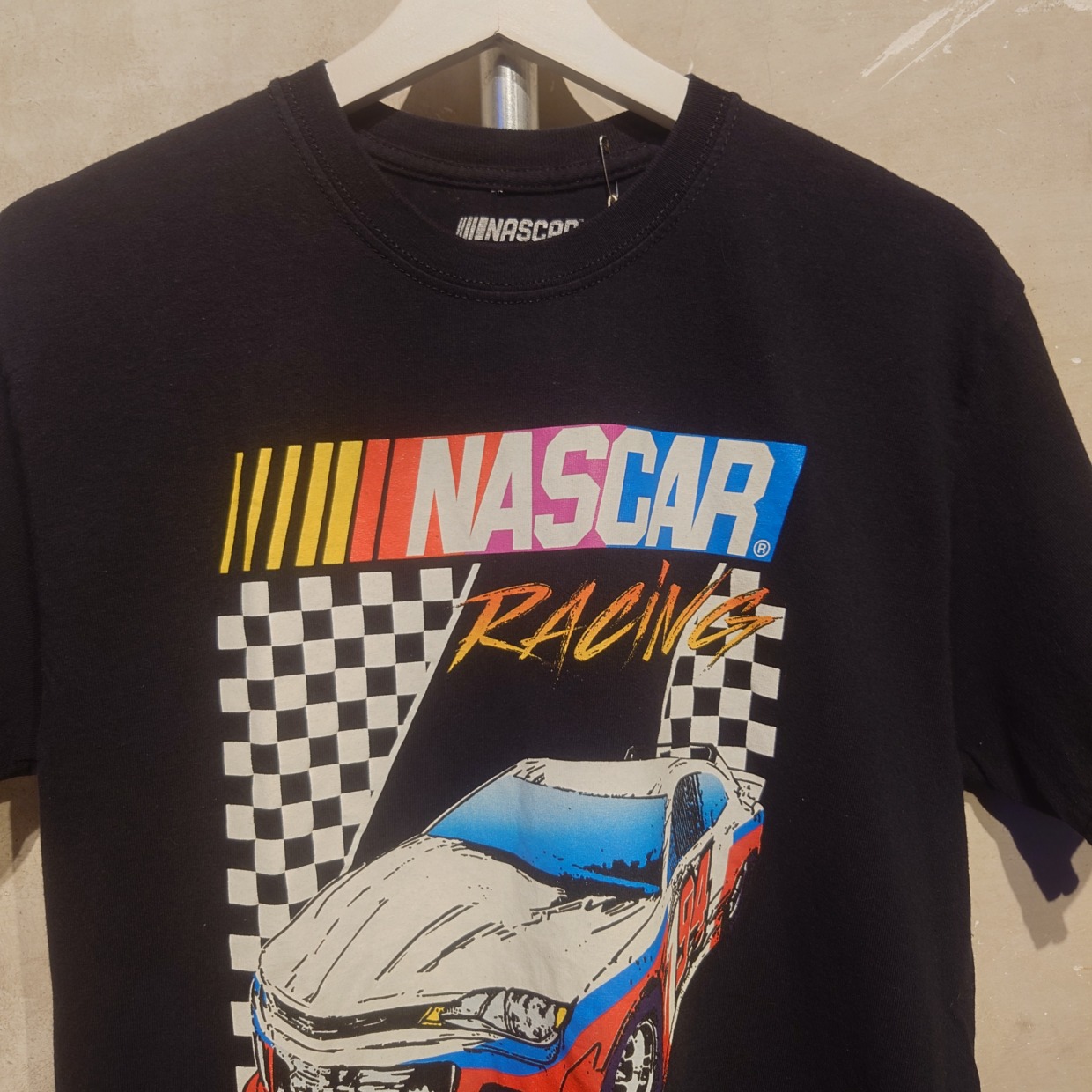 NASCAR(ナスカー)プリントTシャツ　Mサイズ　ブラック