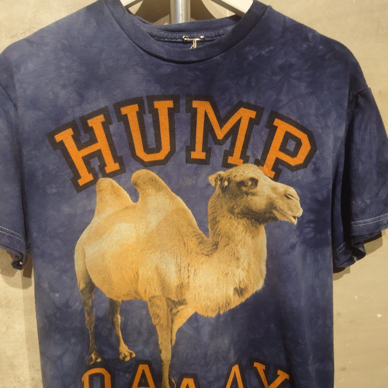 3D TEES　アニマルプリントTシャツ　HUMP　ネイビー