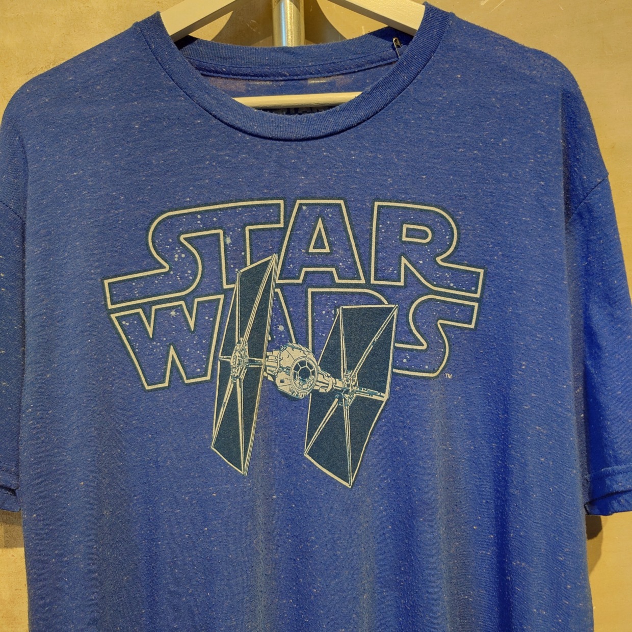 STAR WARS(スターウォーズ)プリントTシャツ　ブルー　XL