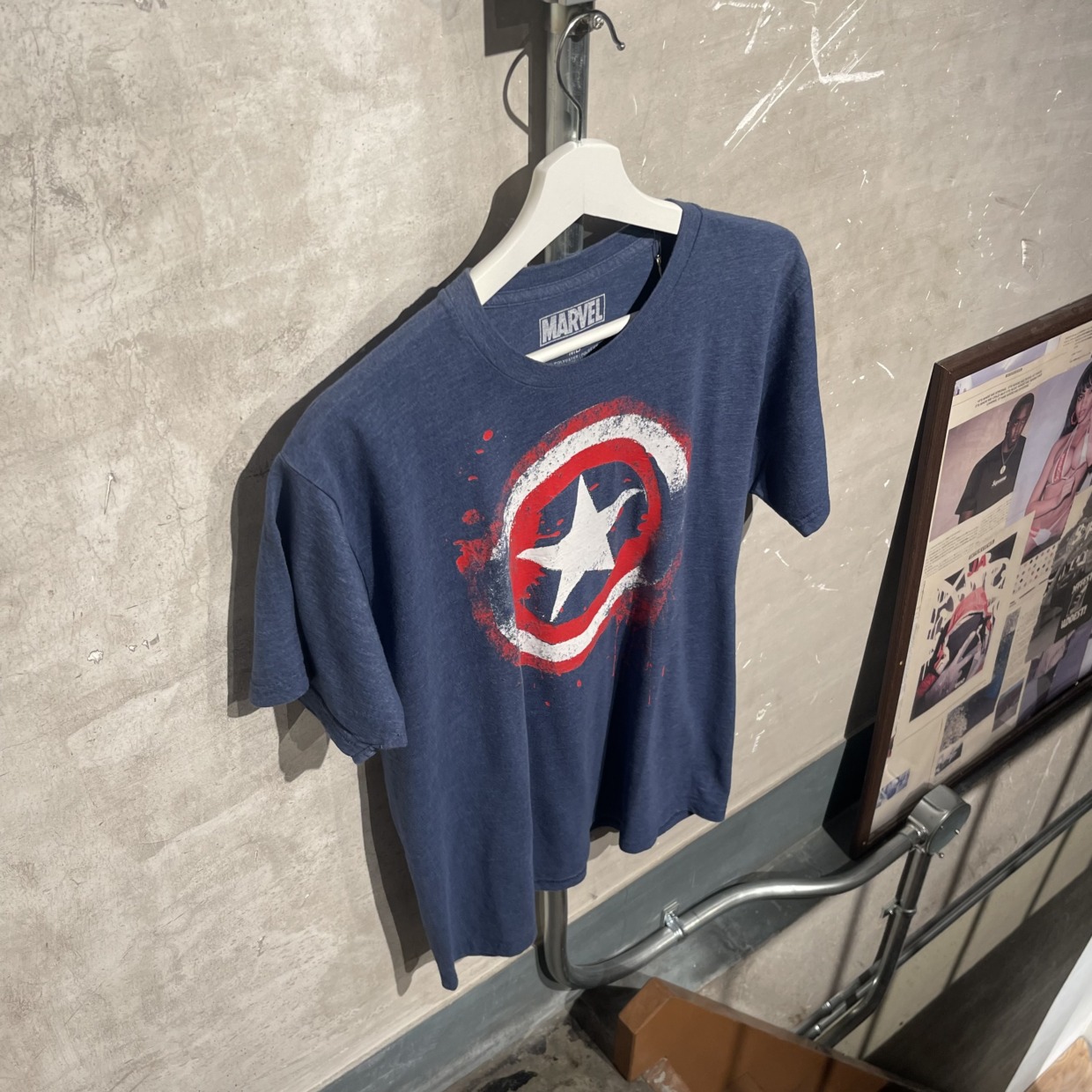 “MARBEL”「Captain America」Vintage Movie T-shirts