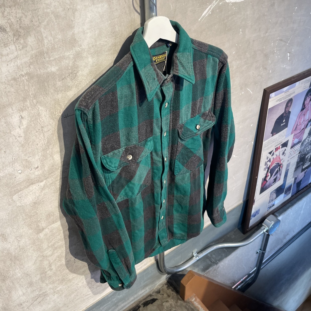 古着 80~90年代 OSHKOSH B’GOSH チェックシャツ