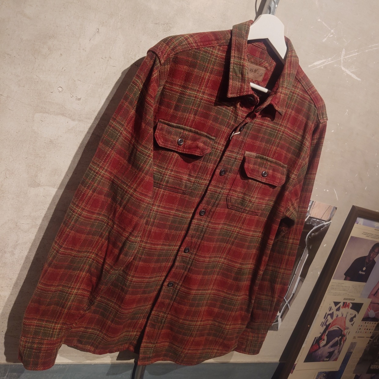 ORVIS(オービス)ヘビーフランネルシャツ M #和歌山古着 - 古着屋 W