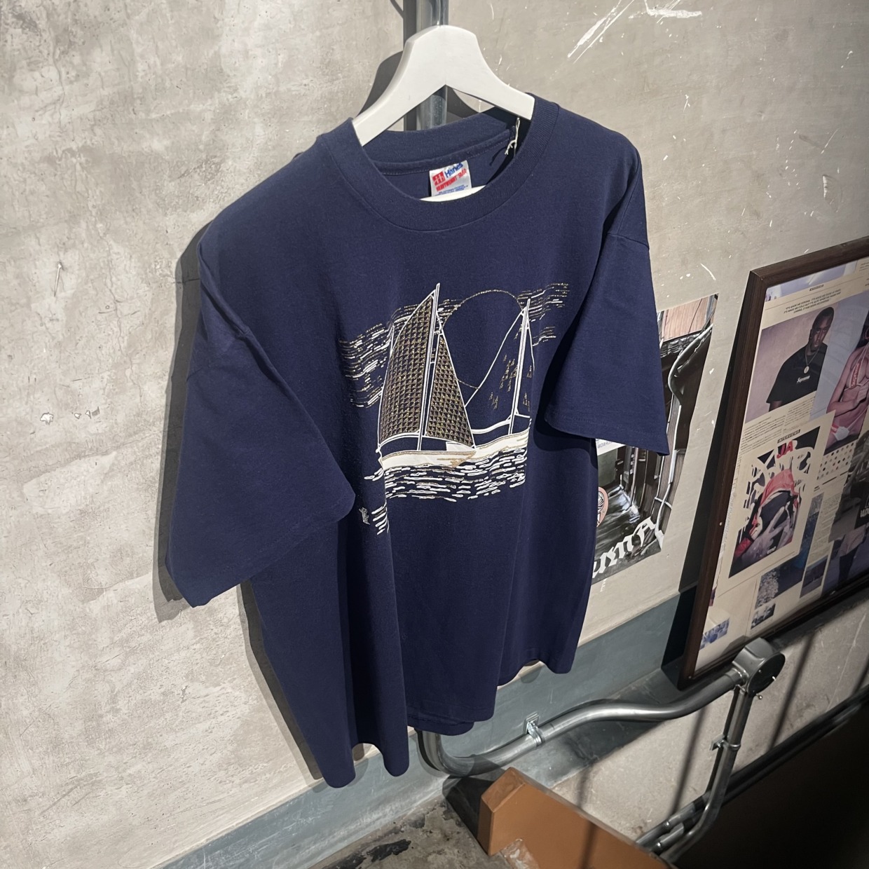 Hanes  ヘインズ ヘビーウェイトヴィンテージ Tシャツ 90年代 USA製 XLサイズ