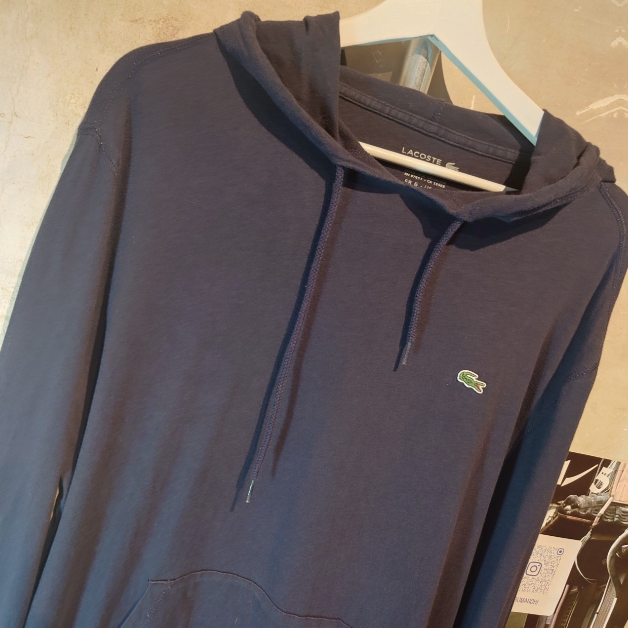 LACOSTE(ラコステ)　薄手パーカー　XL #和歌山古着