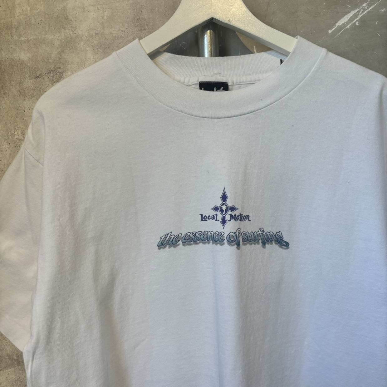 Local Motion 　バックプリントtシャツ　USA製　Lサイズ　＃和歌山古着屋