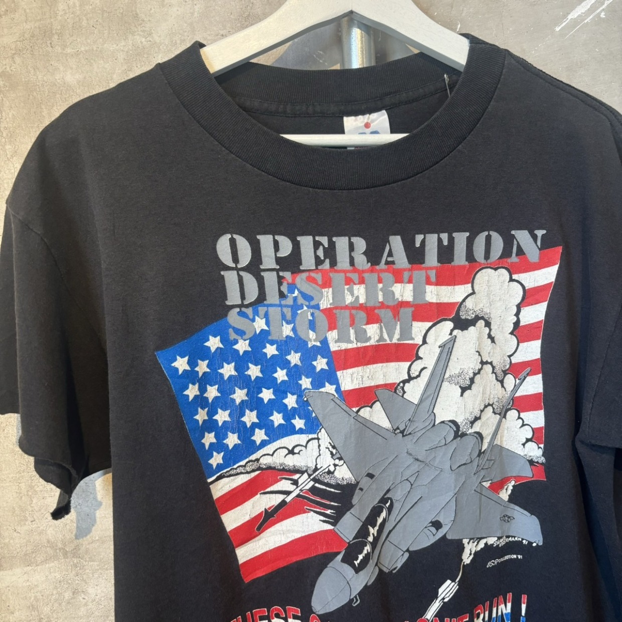 MILLER　ミリタリー プリントtシャツ　USA製　XLサイズ　＃和歌山古着屋