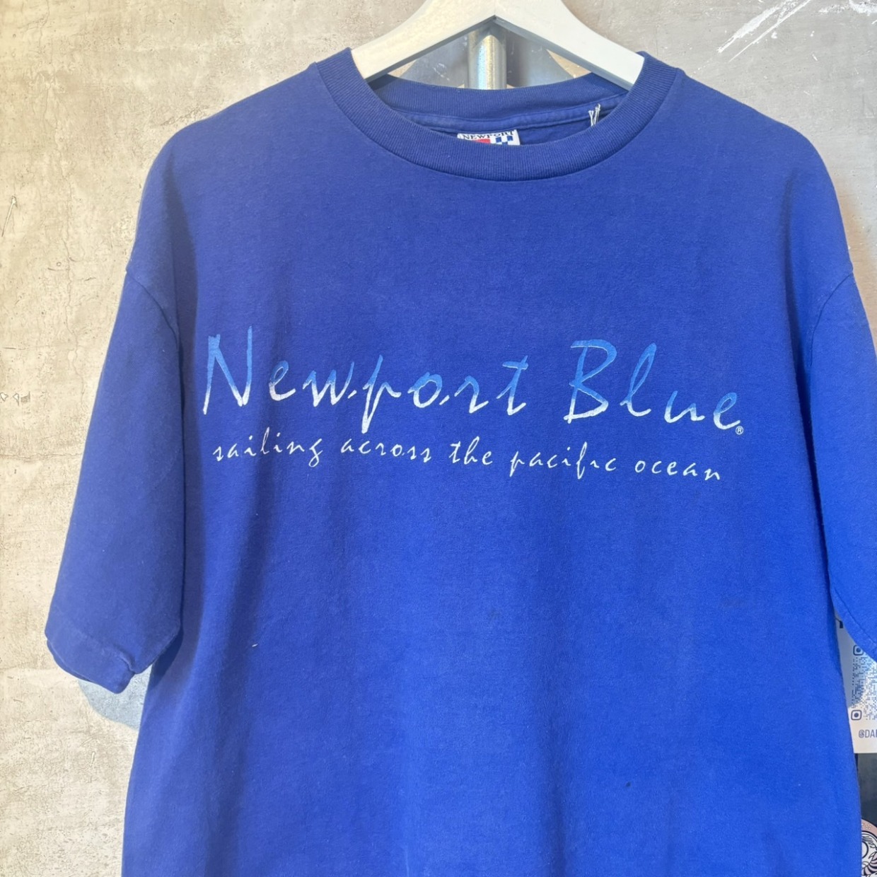 NEWPORTBLUE　ニューポートブルー　USA製　Tシャツ  M　＃和歌山古着屋