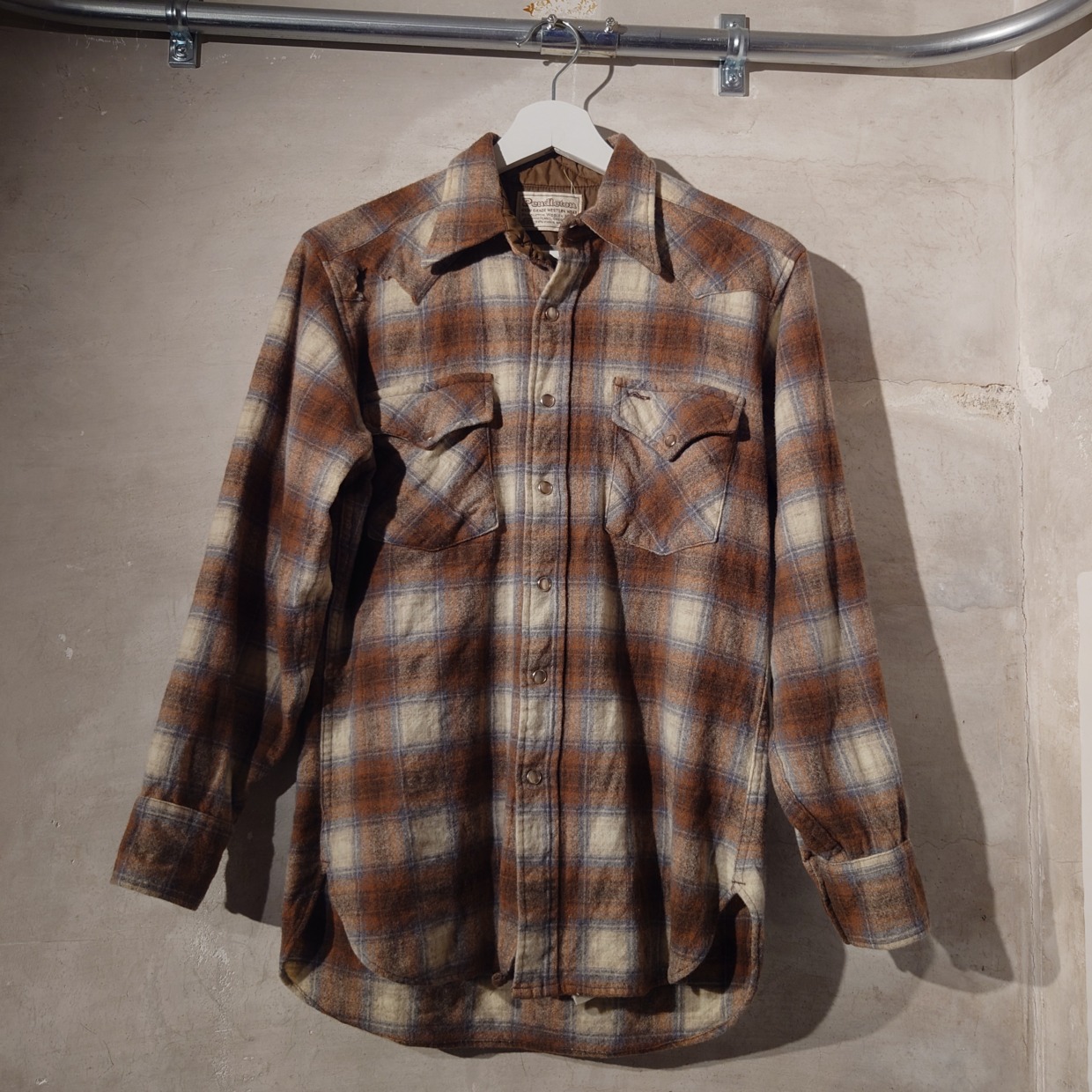 PENDLETON　ペンドルトン　ウールチェックシャツ　M　 #和歌山古着