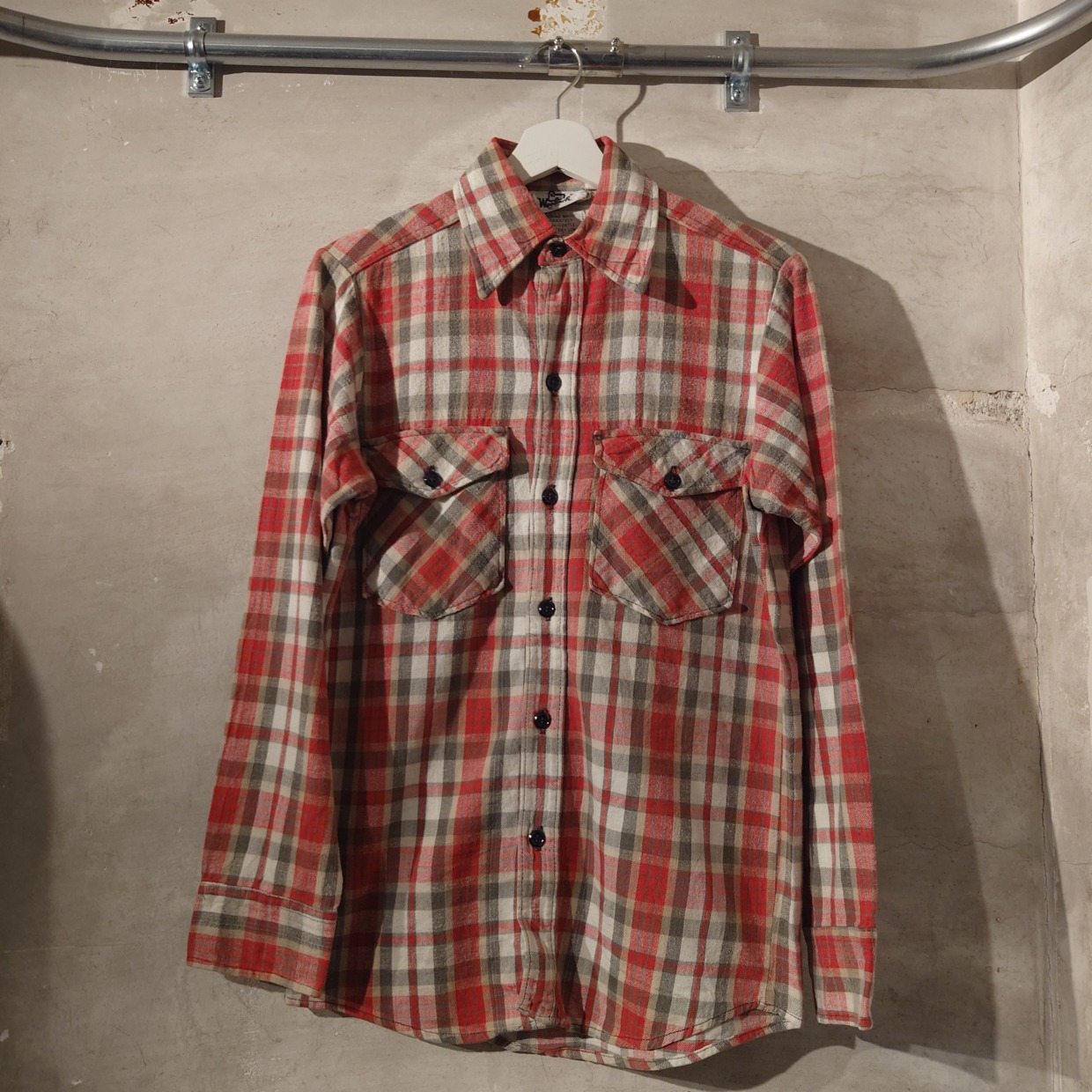 WOOLRICH　長袖チェックシャツ　S　 #和歌山古着