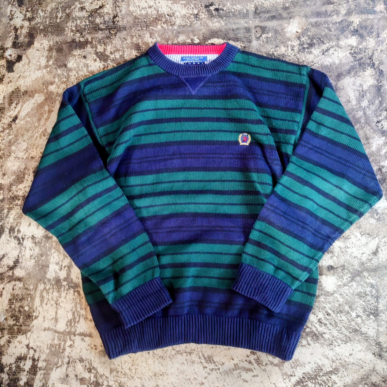 TOMMYHILFIGER　コットンニット　L　＃和歌山古着