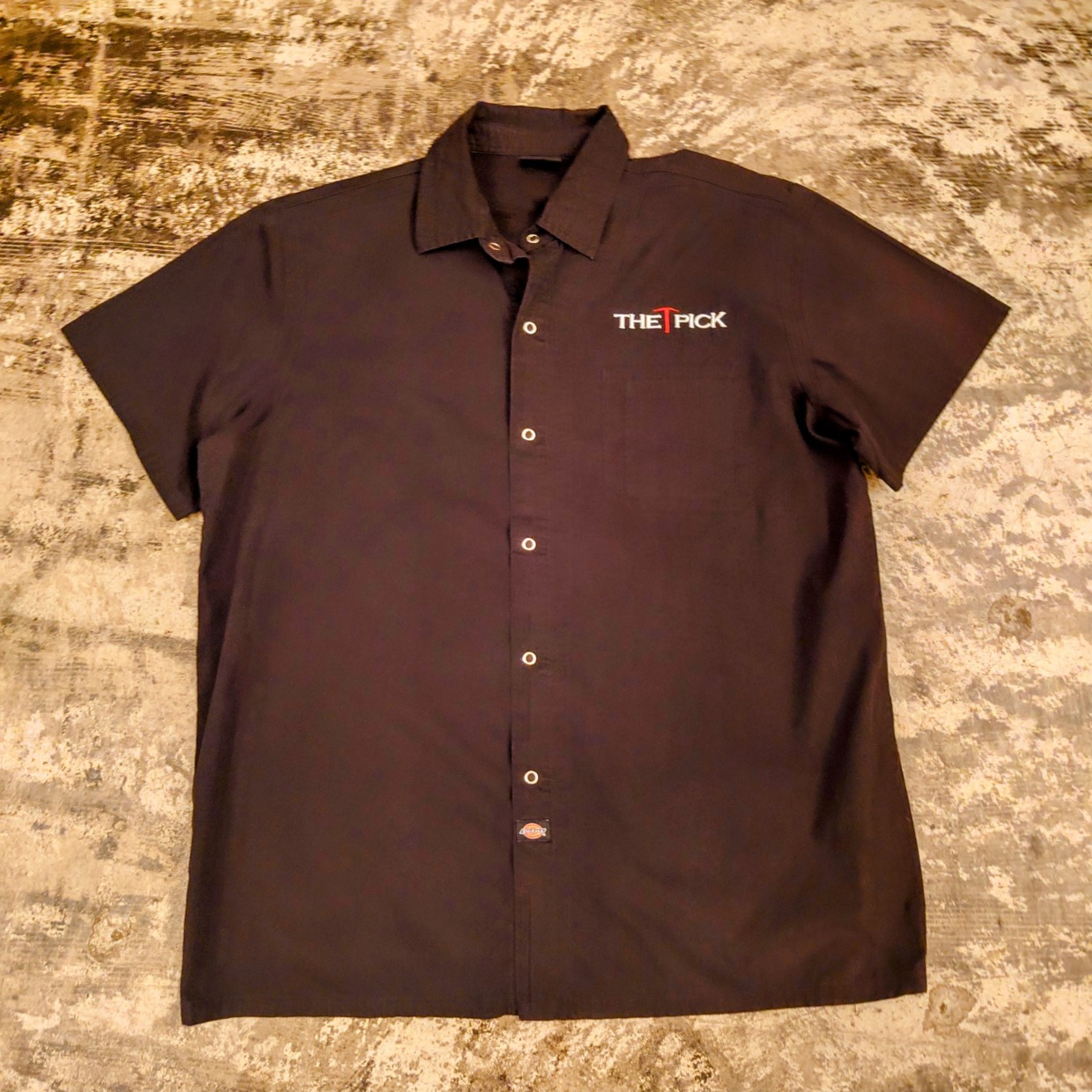 Dickies　半袖ワークシャツ　M　　＃和歌山古着屋