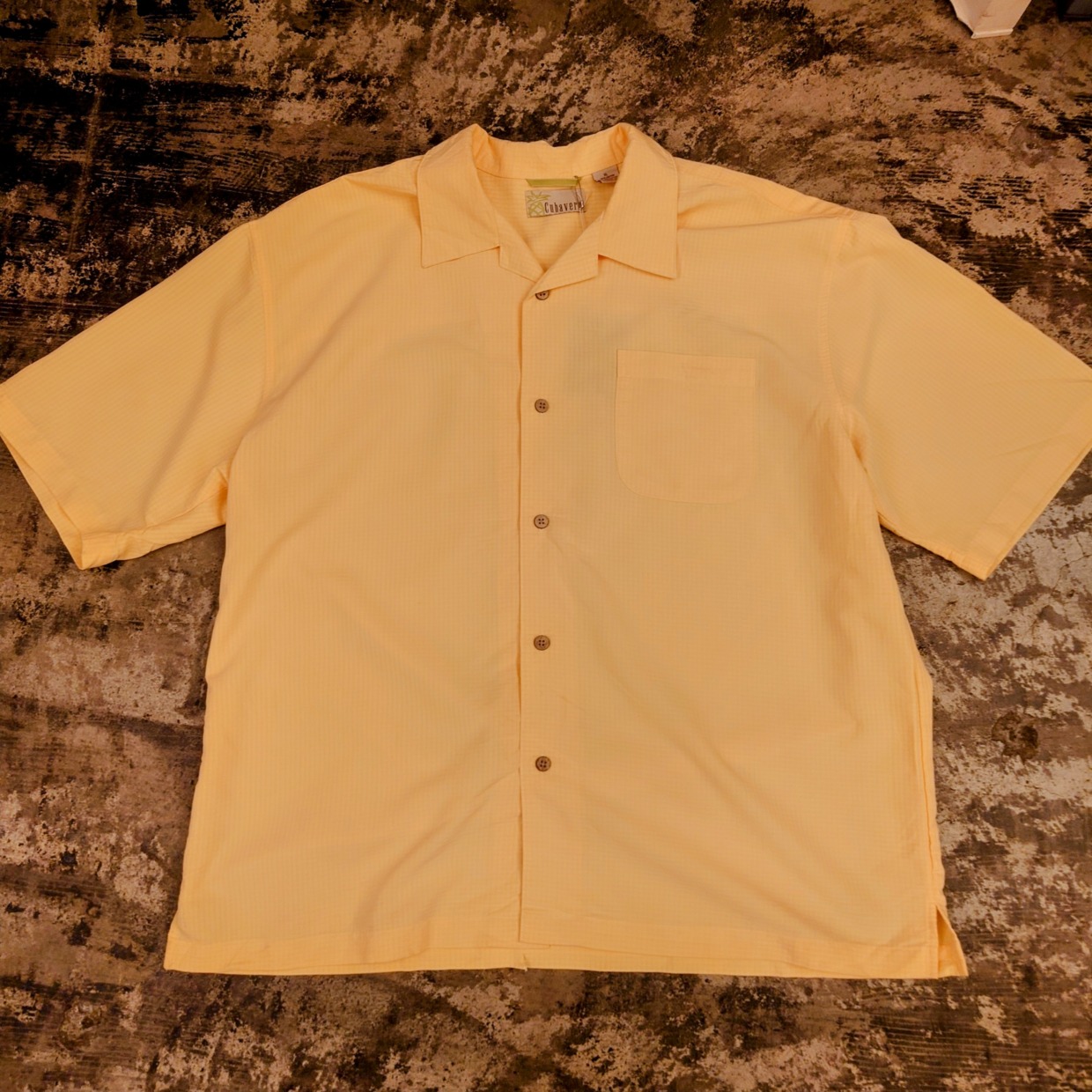 CUBAVERA　オープンカラーシャツ　XL　　＃和歌山古着屋