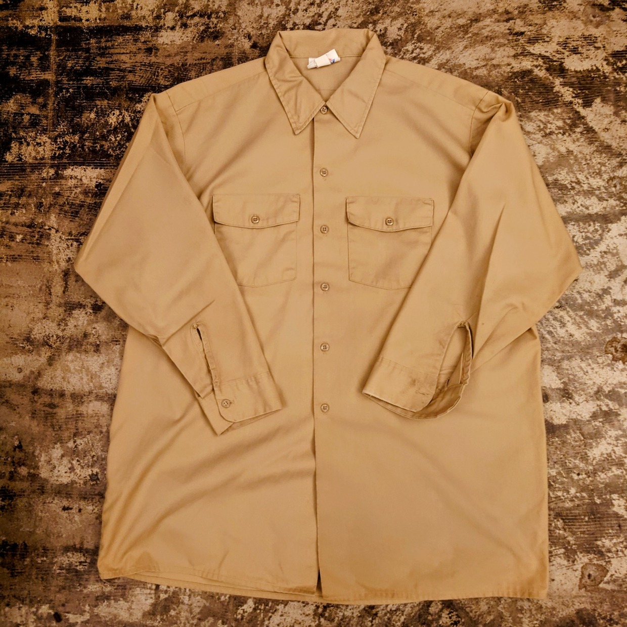 DICKIES　USA製ワークシャツ　XL　 #和歌山古着