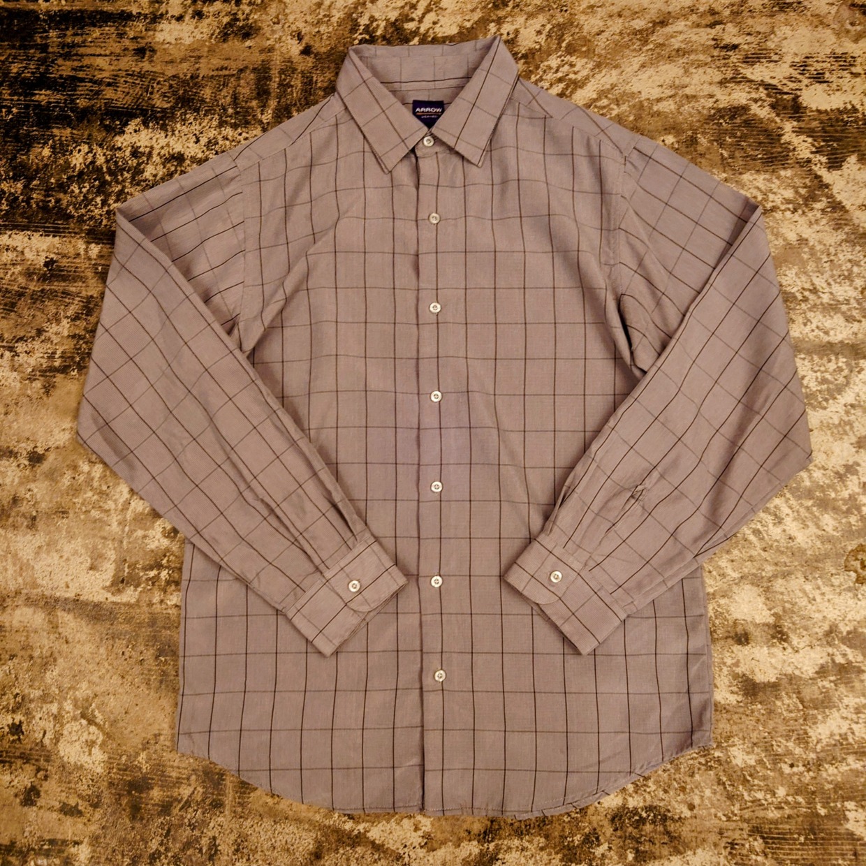 ARROW　アロー　長袖ポリシャツ　XL　 #和歌山古着