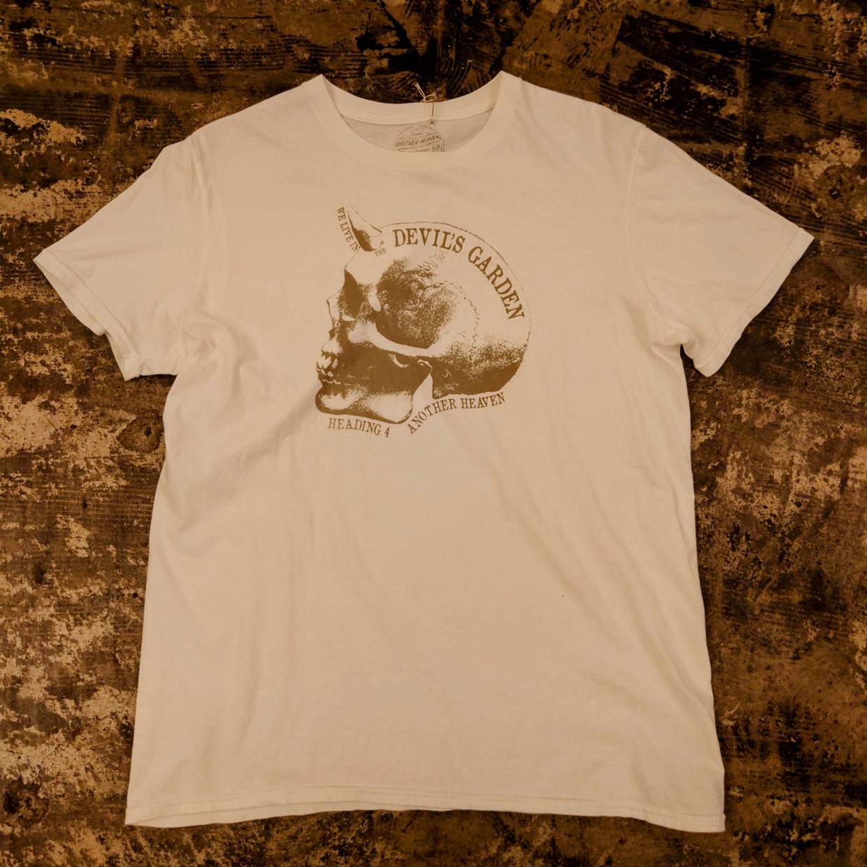 ANOTHERHEAVEN　スカルプリントtシャツ　M　 #和歌山古着