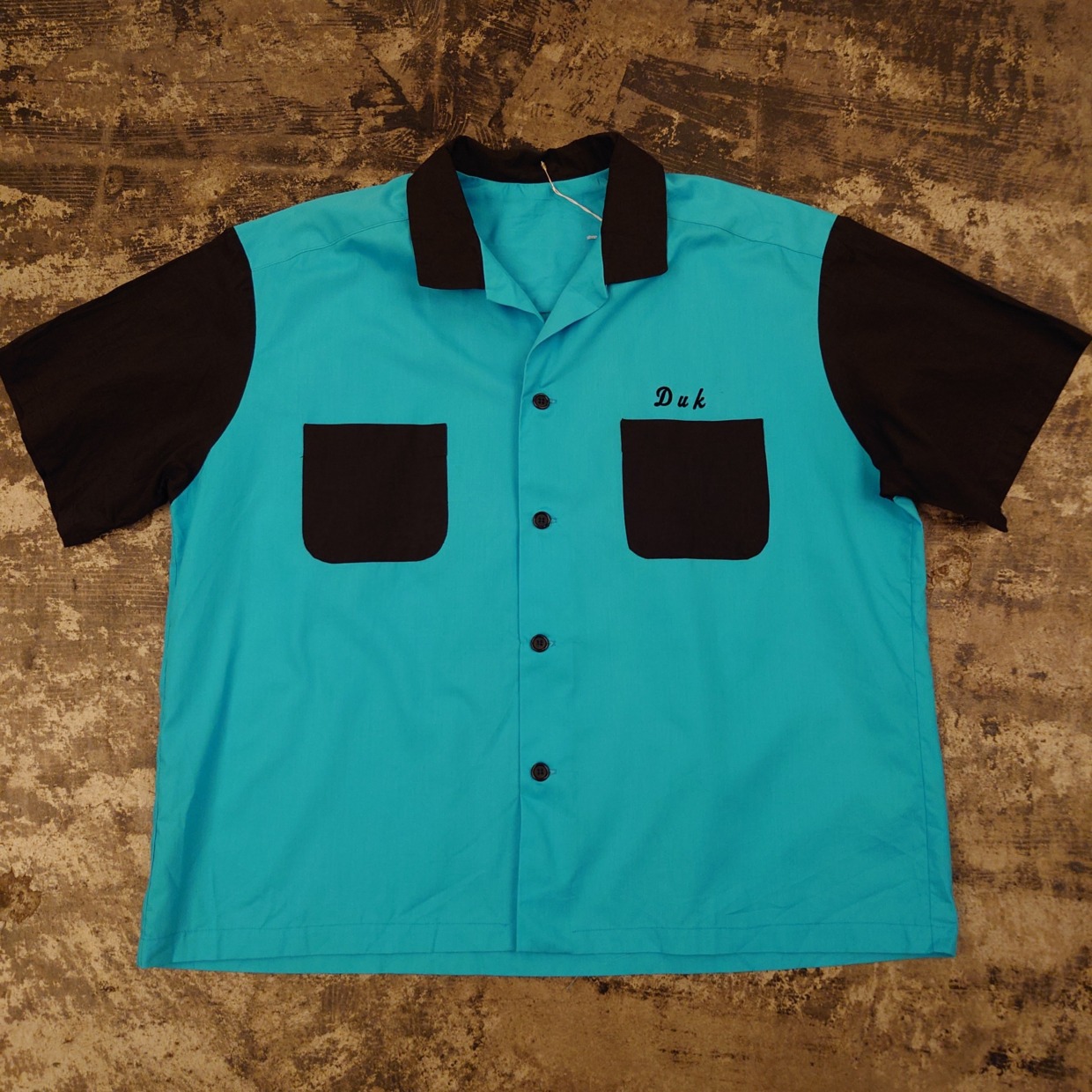 ノーブランド　80ｓ　ボーリングシャツ　ＸＬ　　＃和歌山古着屋