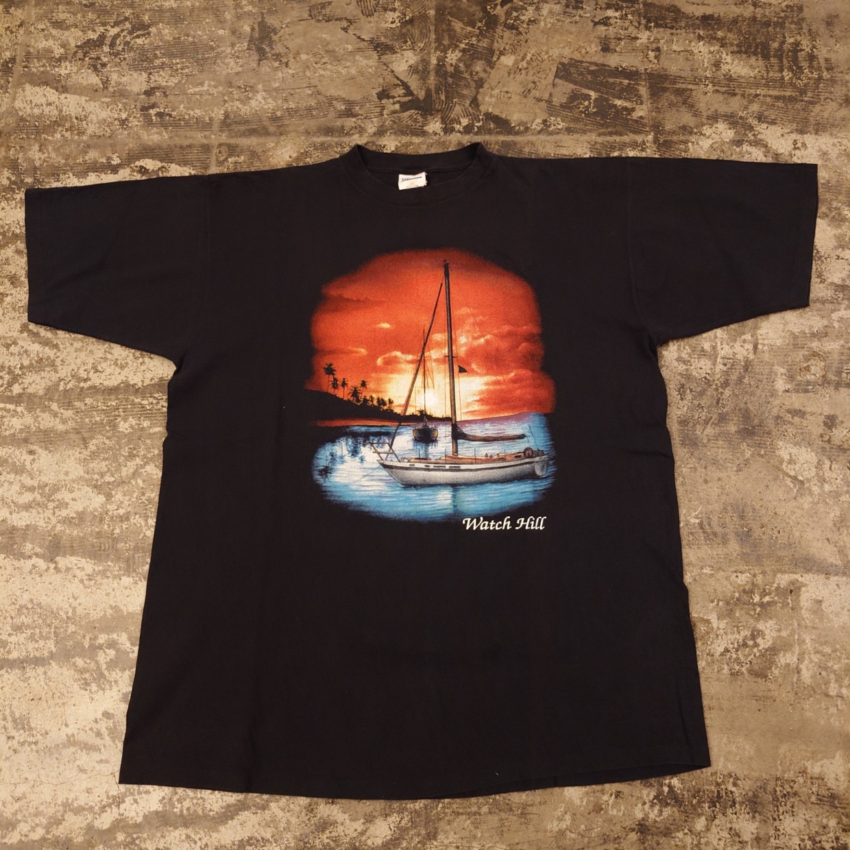 MENDEZ SPORTSWEAR Watch Hill プリントTシャツ USA製　 #和歌山古着