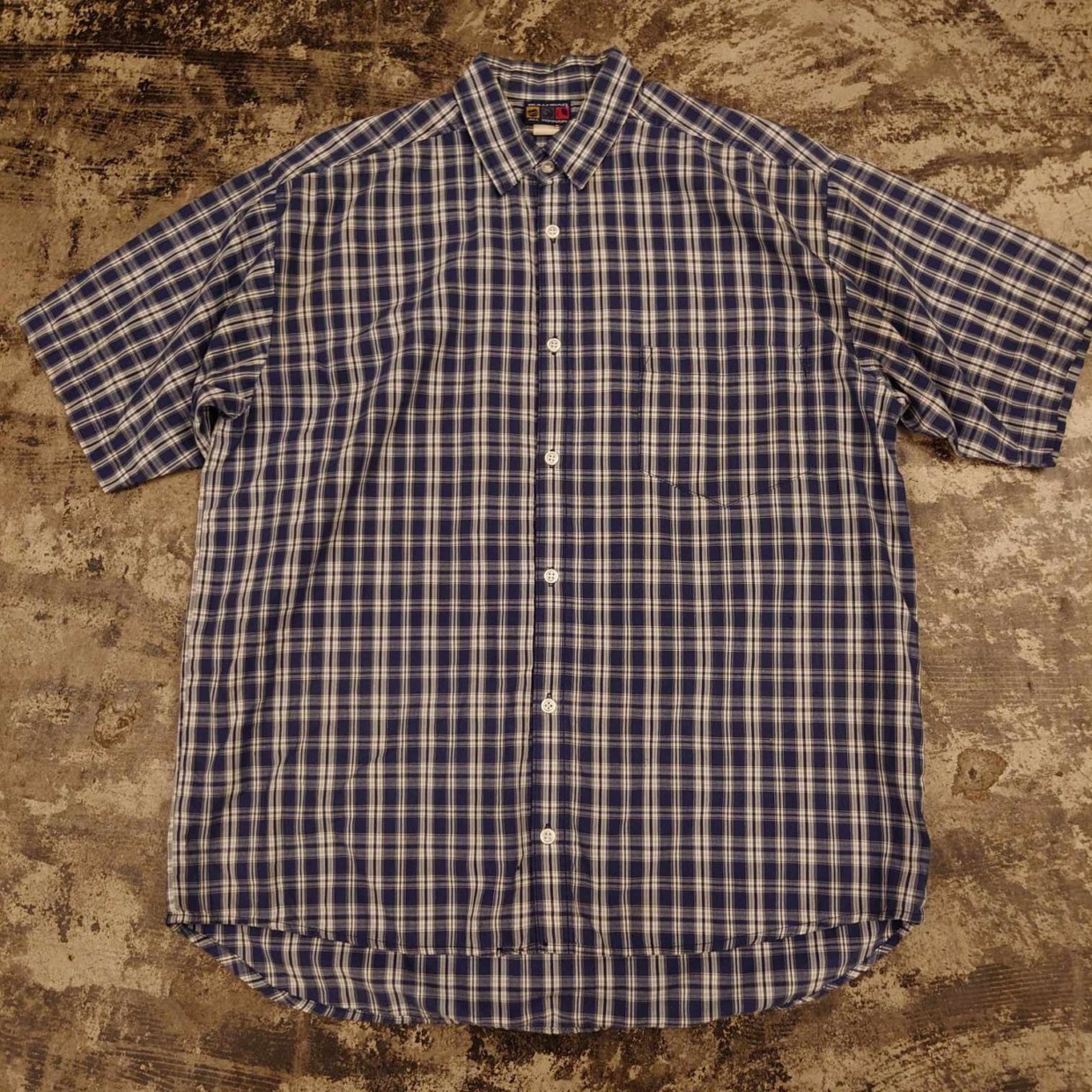 BULLHEAD チェック柄 半袖シャツ USA製 L　　＃和歌山古着屋
