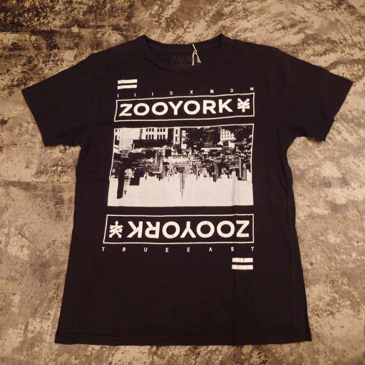 ZOO YORK プリントTシャツ ブラック M　 #和歌山古着