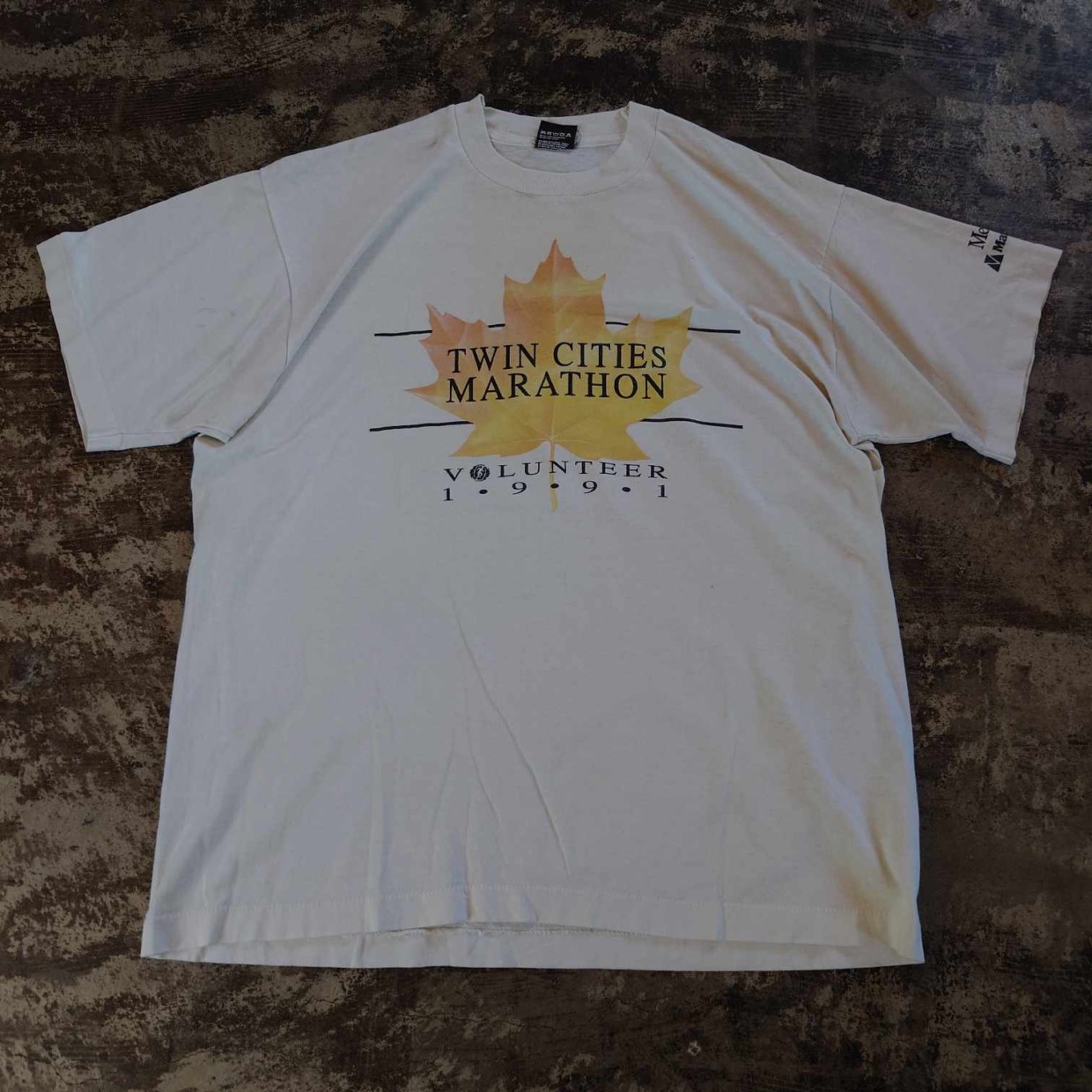 TWIN CITIES MARATHON 1991 ボランティアTシャツ USA製　 #和歌山古着