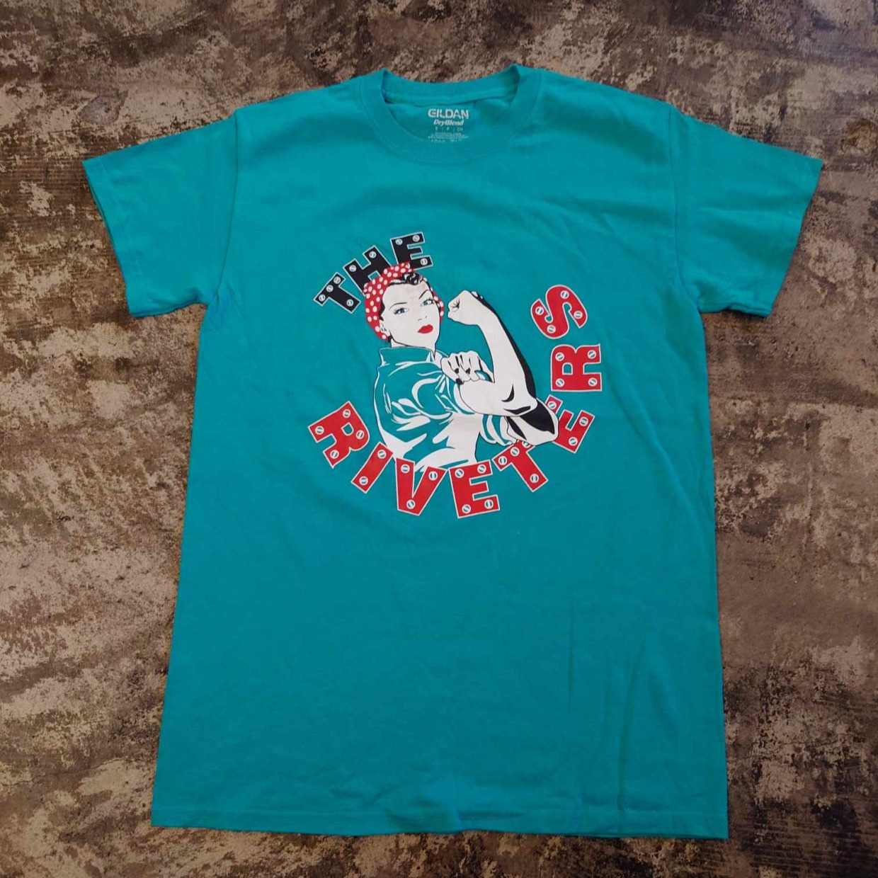 GILDAN 両面プリントTシャツ  ダブルステッチ S　 #和歌山古着