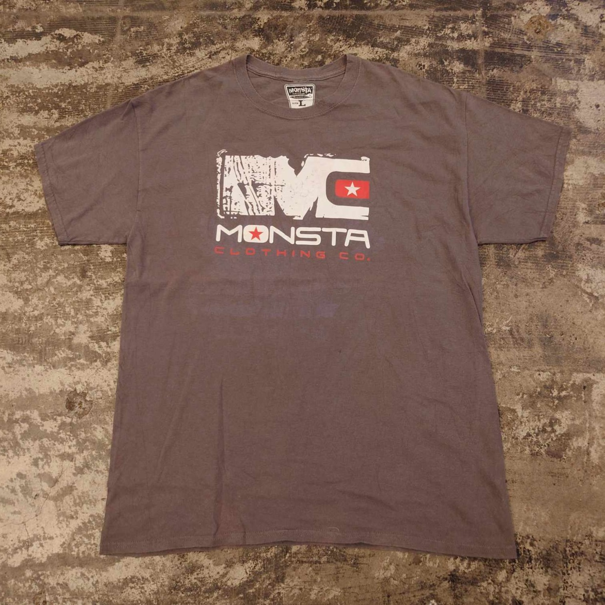MONSTA CLOTHING CO. プリントTシャツ USA製 L　 #和歌山古着