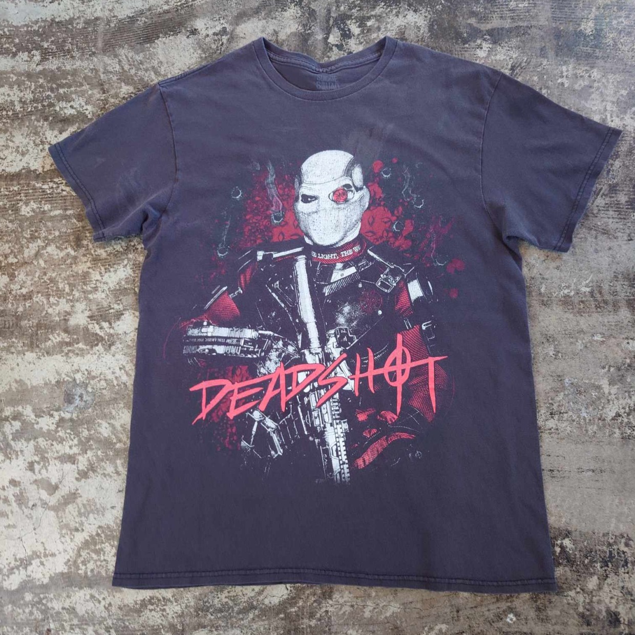 DCコミックス SUICIDE SQUAD DEADSHOT プリントTシャツ M　 #和歌山古着