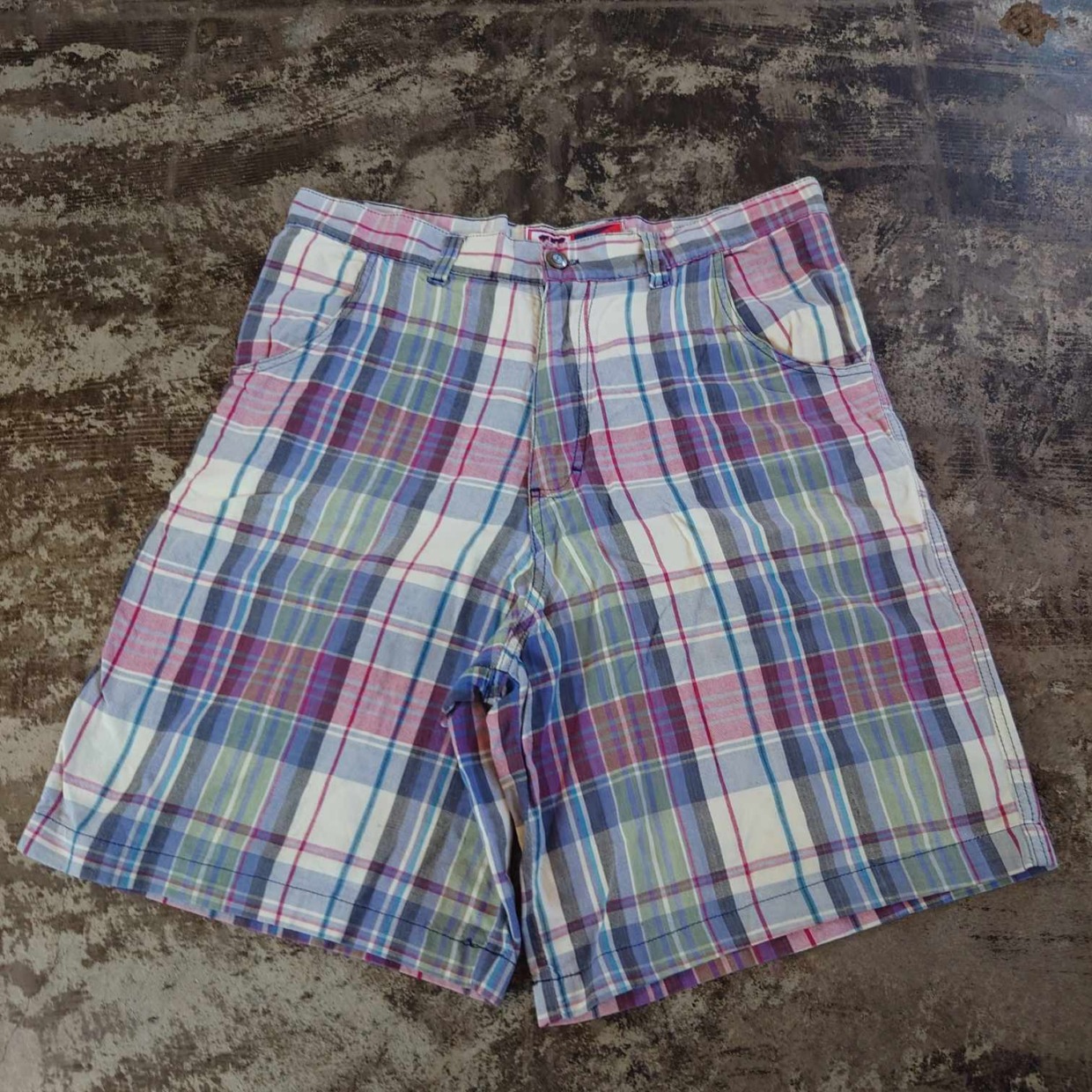 Seventeen チェック柄 ショートパンツ USA製　＃和歌山古着屋