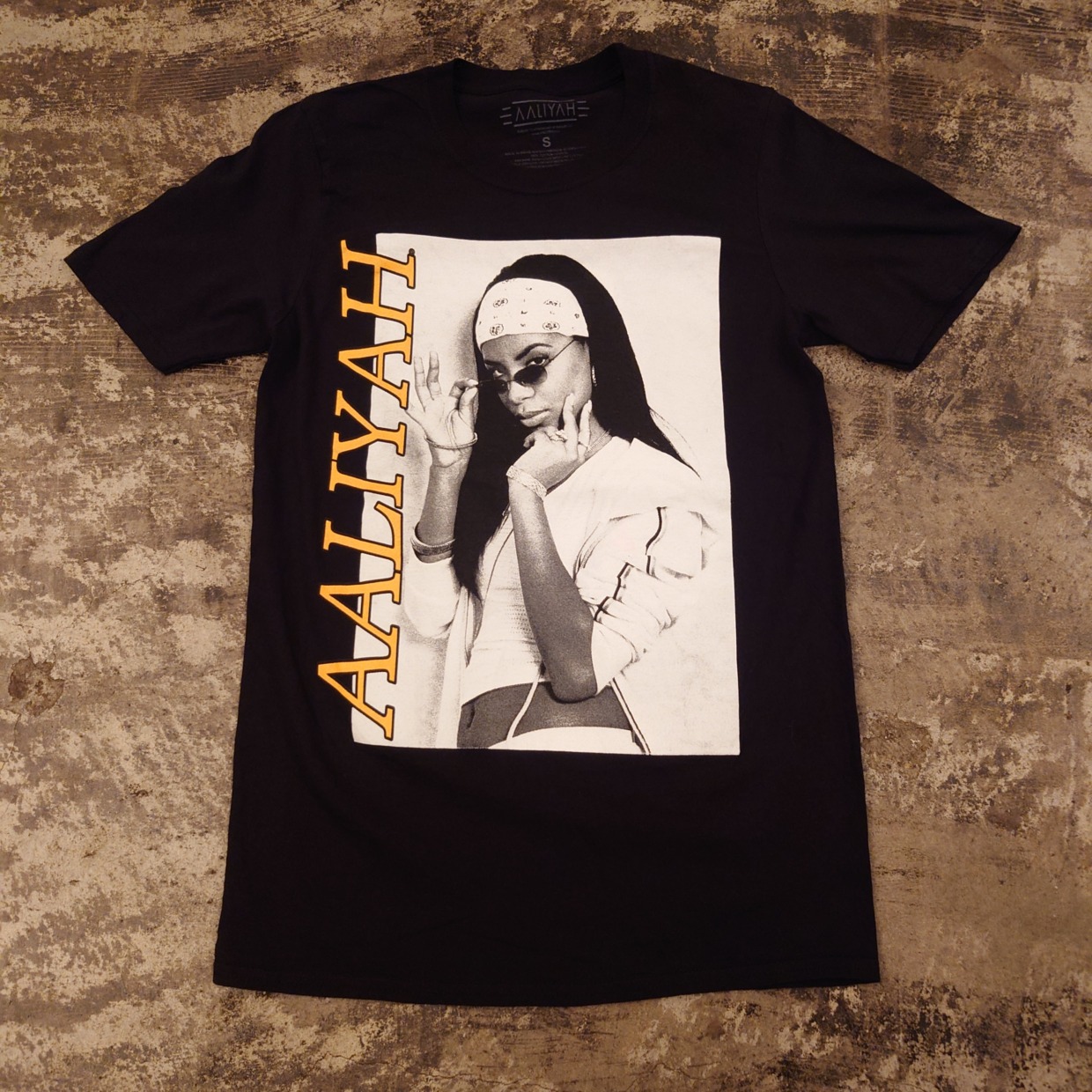 AALIYAH プリントTシャツ　 #和歌山古着