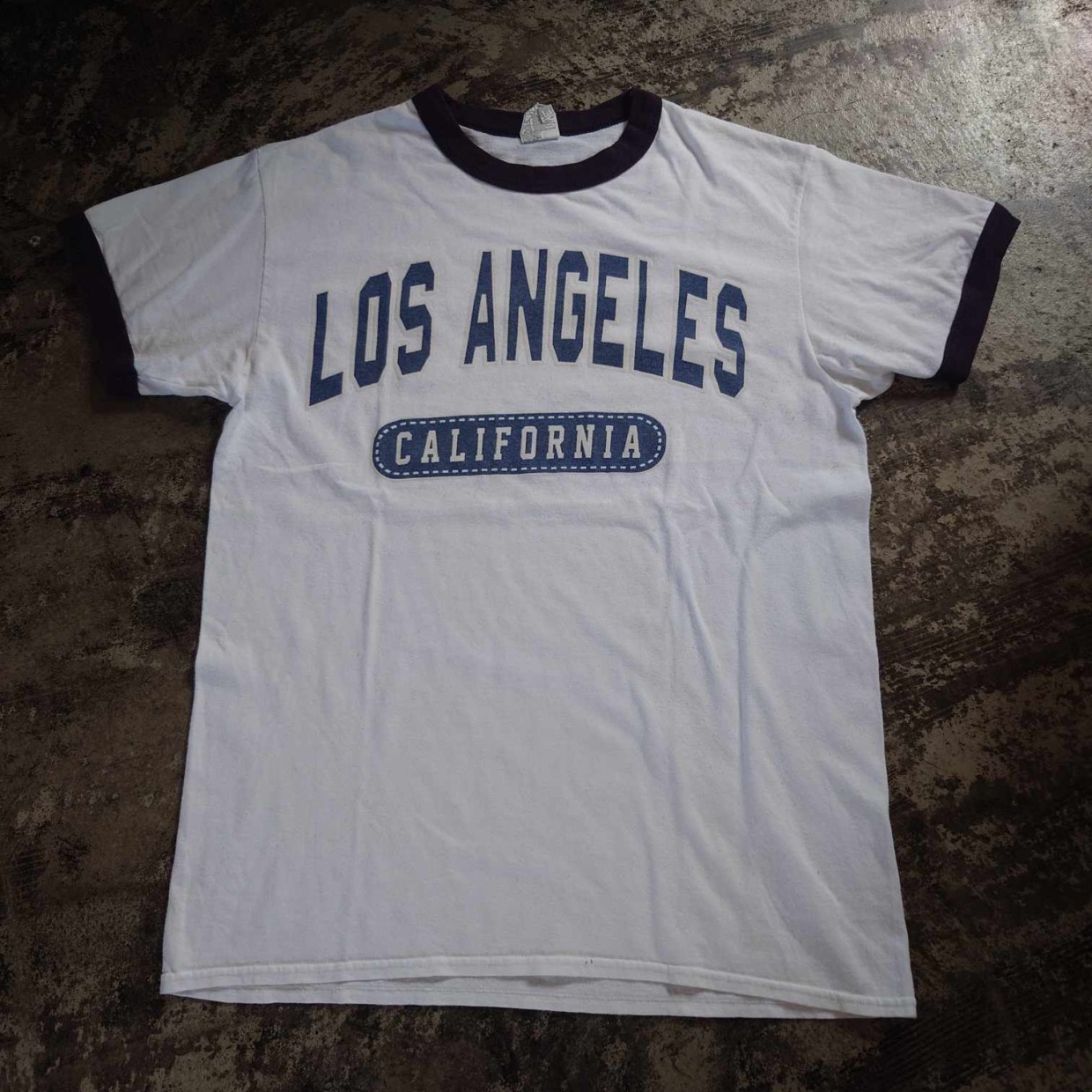 LOS ANGELES CALIFORNIA プリント リンガーTシャツ　 #和歌山古着