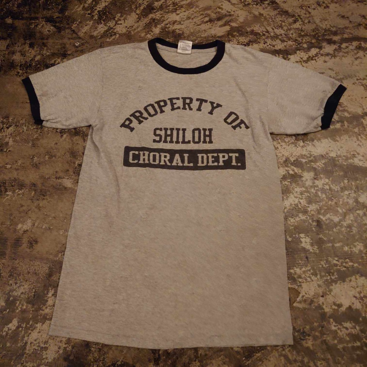 anvil PROPERTY OF SHILOH CHORAL DEPT. リンガーTシャツ　 #和歌山古着