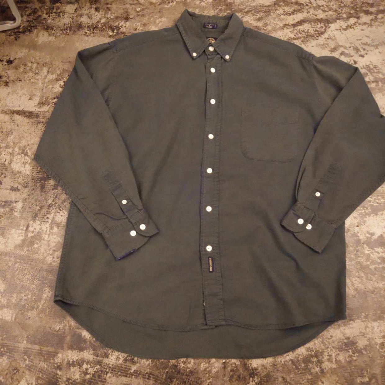 DOCKERS L/S ボタンダウンシャツ L　 #和歌山古着