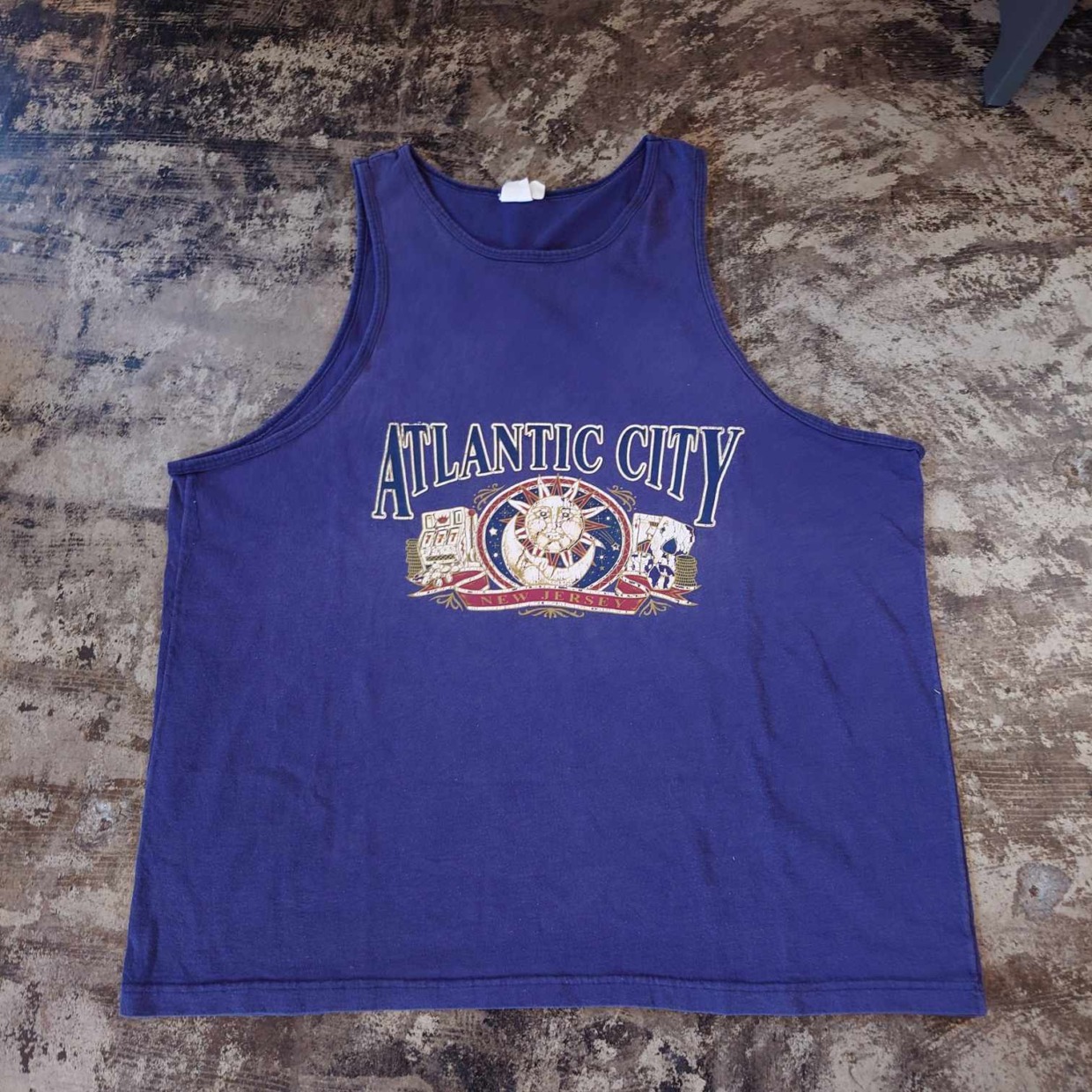Atlantic City ニュージャージー タンクトップ XLサイズ USA製　 #和歌山古着