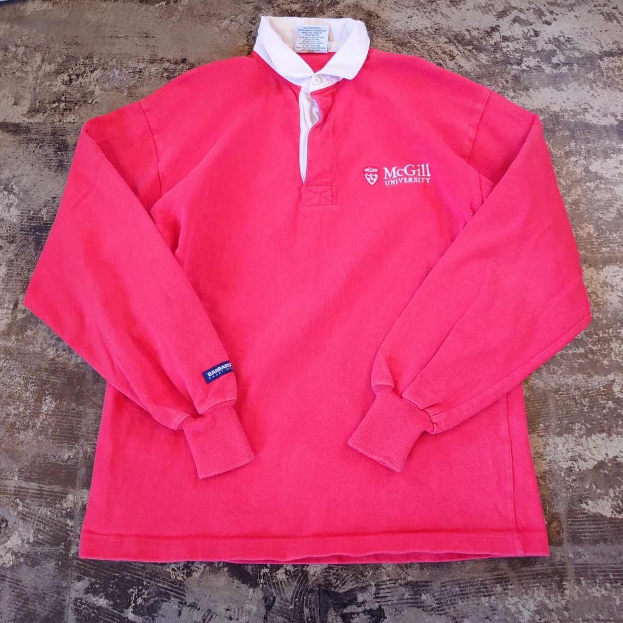 McGill University × BARBARIAN ラガーシャツ　#和歌山古着屋
