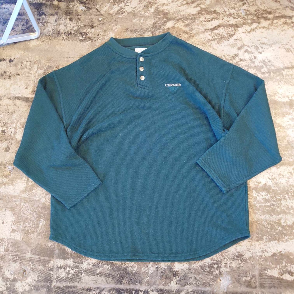 GEAR 刺繍 ヘンリーネック　#和歌山古着屋