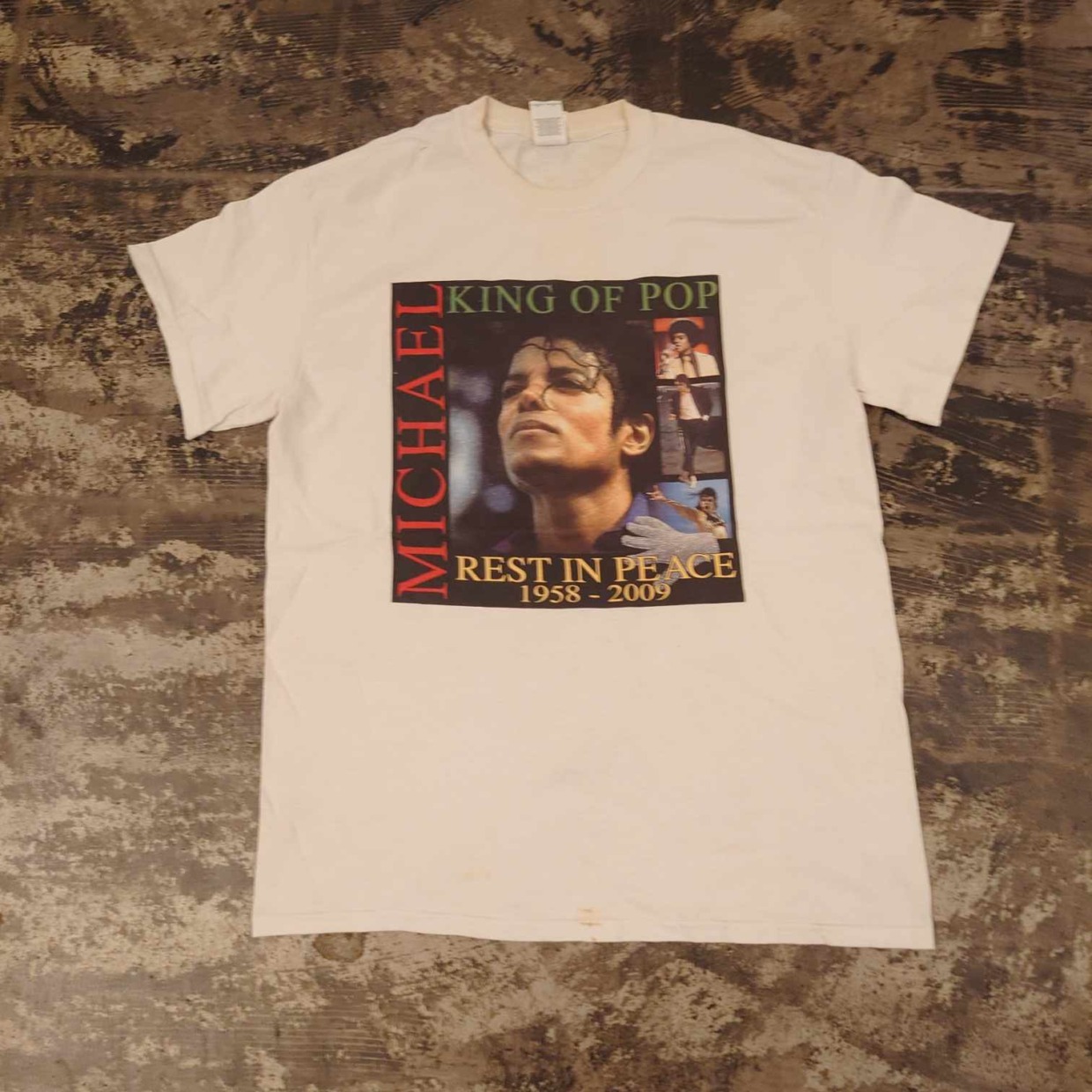 Michael Jackson マイケル・ジャクソン R.I.P. 追悼Tシャツ　 #和歌山古着