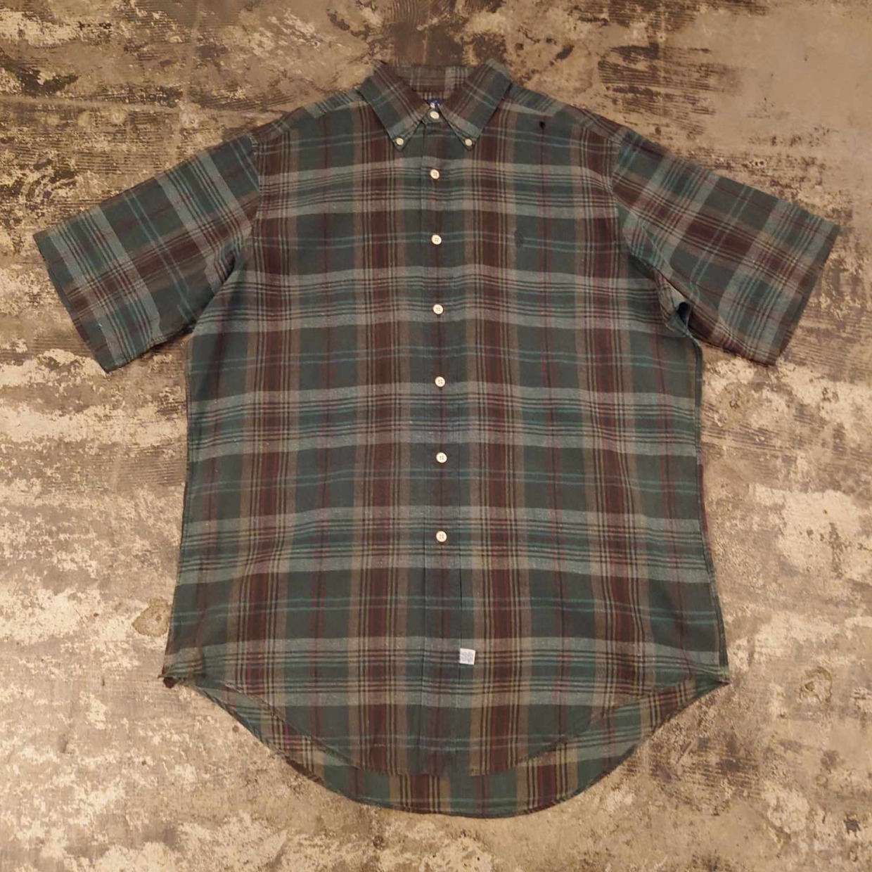 RALPH LAUREN ラルフローレン マドラスチェック 半袖シャツ　＃和歌山古着屋