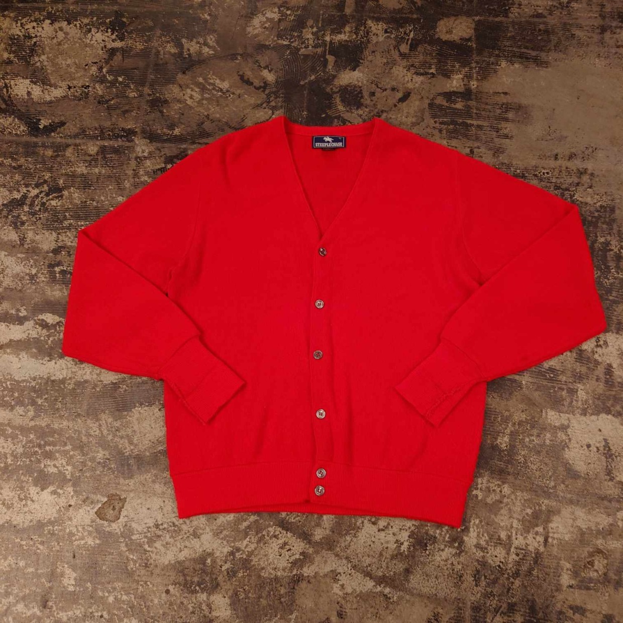 USA製】STEEPLECHASE アクリルカーディガン　#和歌山古着屋