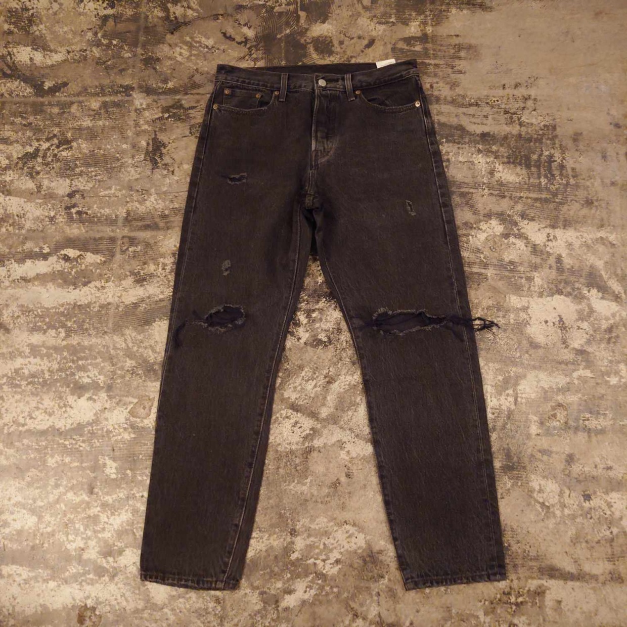 Levi’s 501 ブラックデニム ダメージ　＃和歌山古着屋
