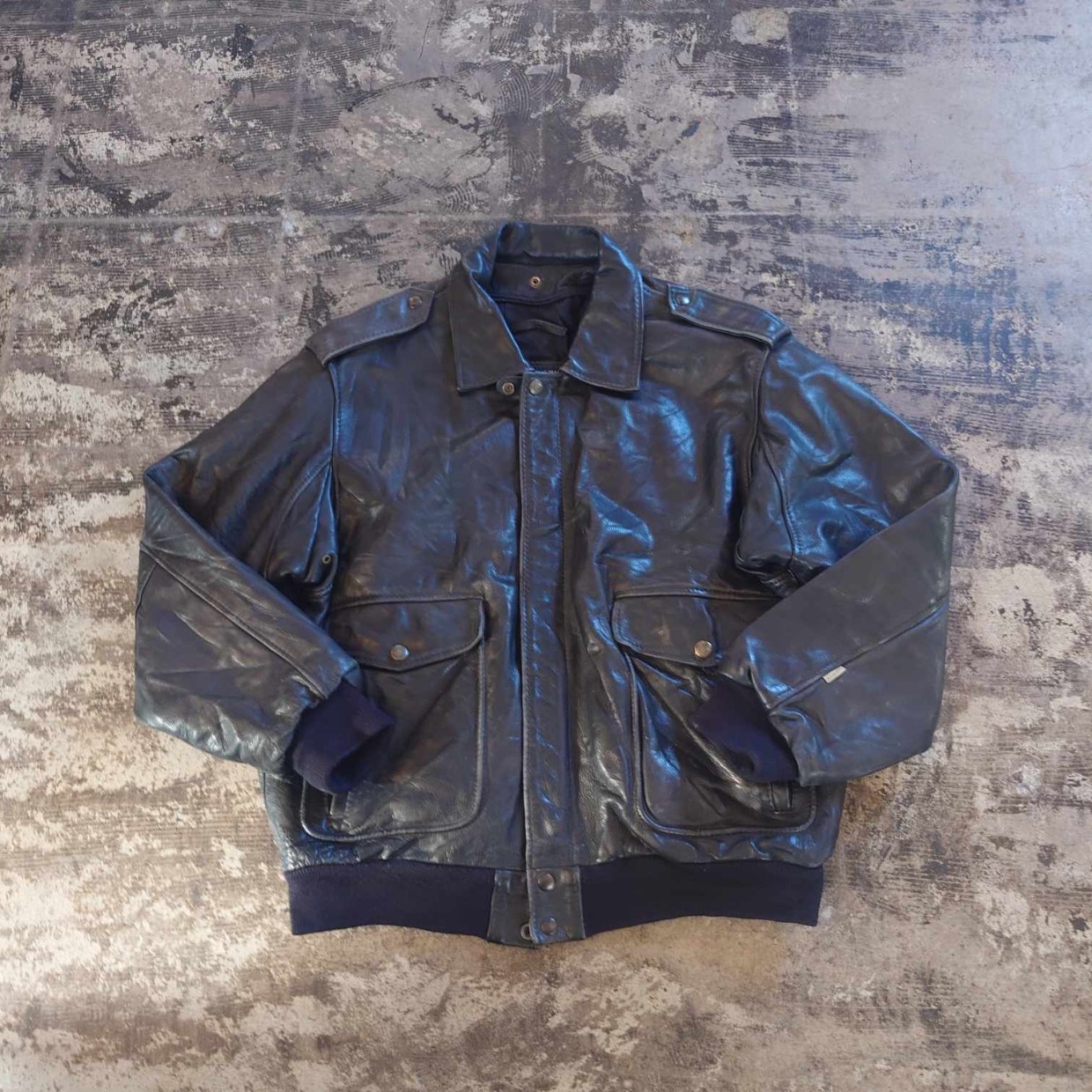 OAKWOOD フライトタイプ レザージャケット　 #和歌山古着