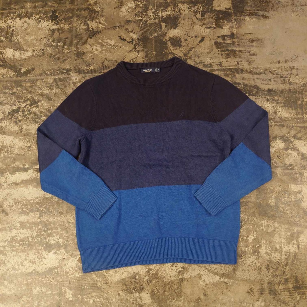 NAUTICA ボーダー コットンニット　#和歌山古着屋