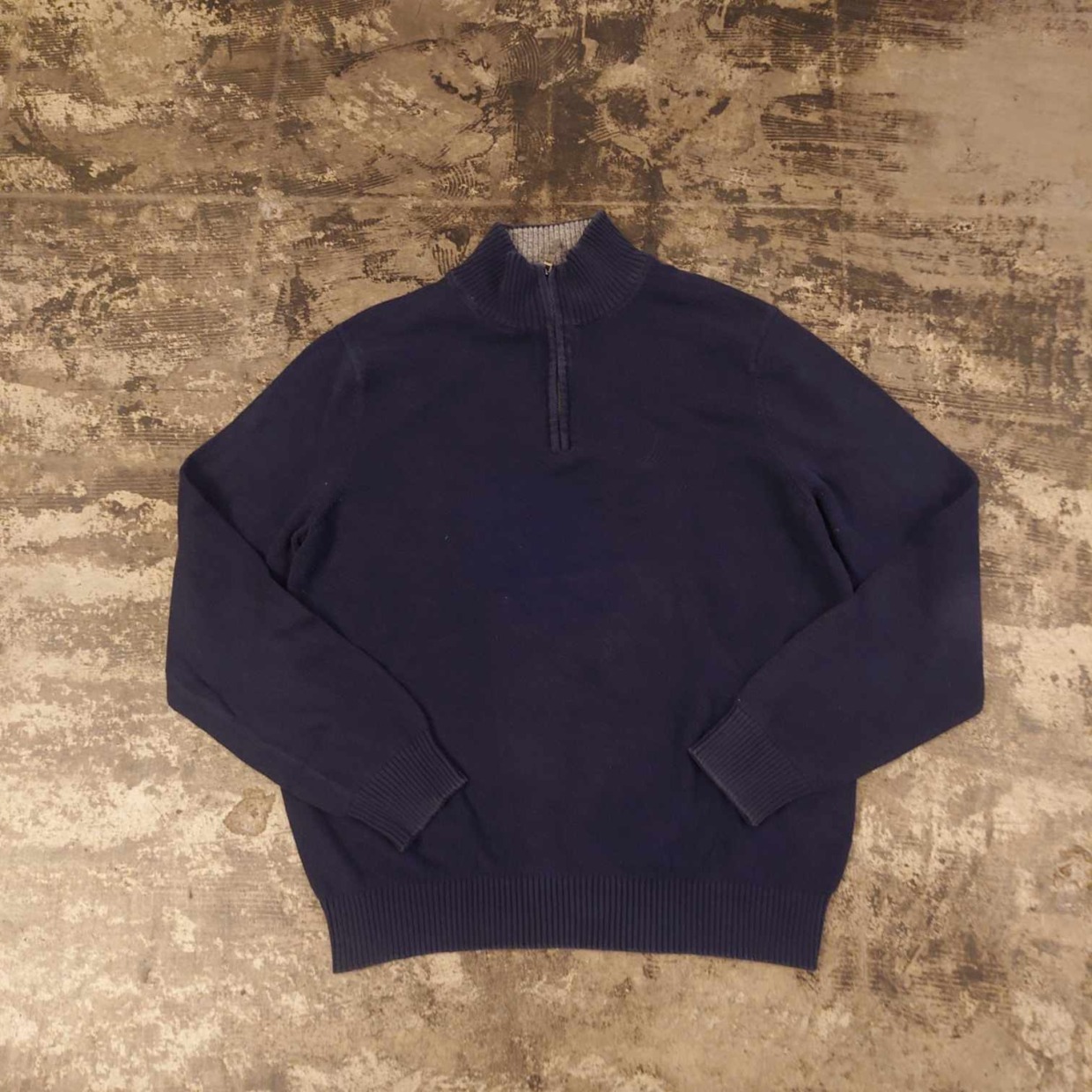 NAUTICA ハーフジップ コットンニット　#和歌山古着屋