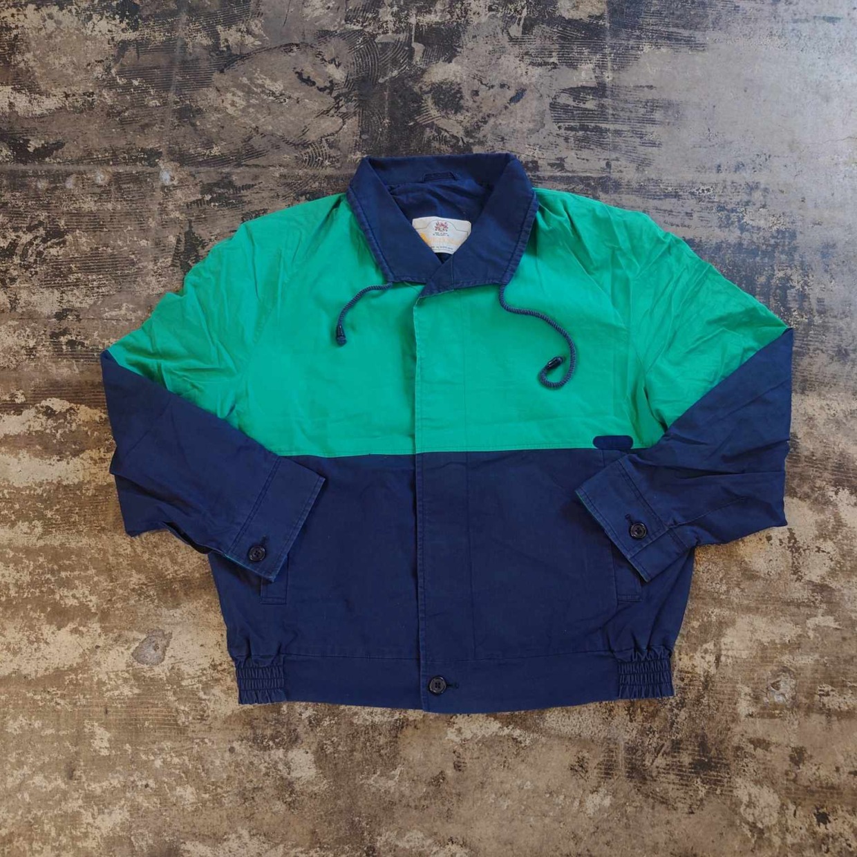 Aquascutum / Made in England  カラーブロック ジップショートジャケット　 #和歌山古着