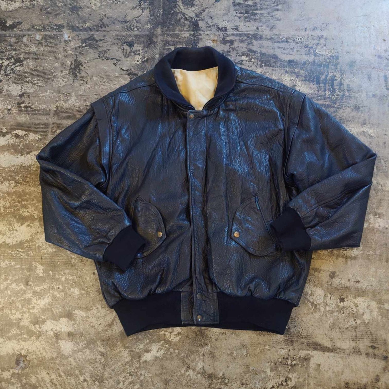 ERIKSON’S PARIS / フランス製 ラムレザー A-2ブルゾン　 #和歌山古着